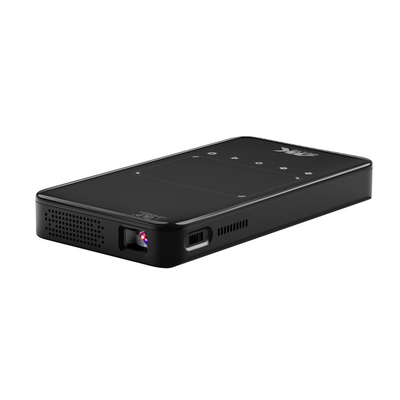 فلايين S90 4K ميني محمول أندرويد ذكي DLP جهاز عرض واي فاي بلوتوث تمكين شكل الهاتف المحمول الولايات المتحدة وصلة مصباح LED بطارية 3D