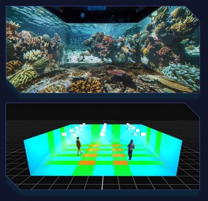 فلايين A1 غرفة غامرة 4K موزعة محمولة خادم حافة الاندماج القبة 3D رسم الخرائط