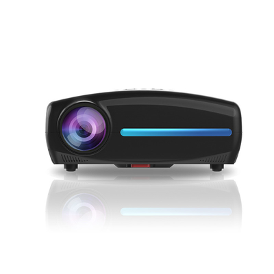 جهاز عرض للسينما المنزلية يعمل بنظام ذكري المظهر WiFi بدقة 1080 بكسل بشاشة LED LCD عالية الدقة