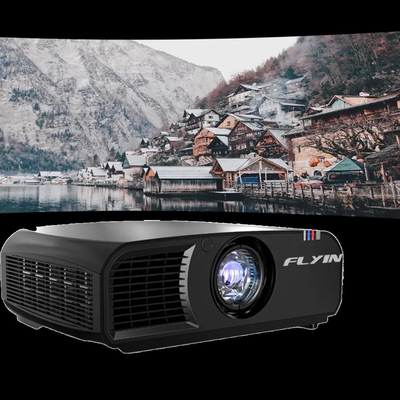 جهاز عرض 4K DLP 12000-Lumen مع رمي قصير للمسرح الخارجي الكبير