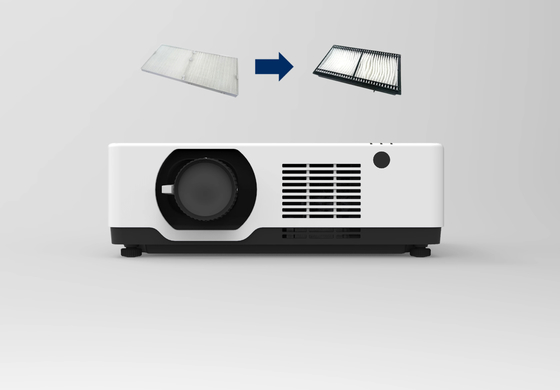 ليزر FLYIN 4K 3LCD 7000 Ansi Lumens Projector 3840*2160 معدات العرض في الأماكن الكبيرة للخارج