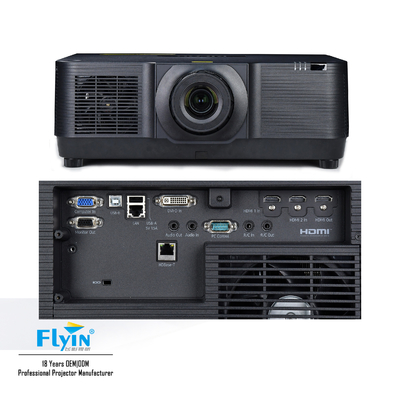 FLYIN WUXGA 3LCD ليزر مقياس المشروع الخارجي FULL HD 3D مع 20000 لومن للسينما
