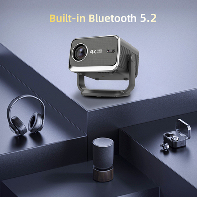 FLYIN P20 Pro 4K 350Lms 1080P Full HD Projector العدسة ذاتية التركيز مصباح LCD أندرويد 13 Airplay استخدام المسرح المنزلي المحمول