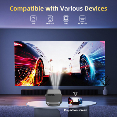 FLYIN P20 Pro 4K 350Lms 1080P Full HD Projector العدسة ذاتية التركيز مصباح LCD أندرويد 13 Airplay استخدام المسرح المنزلي المحمول