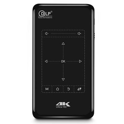 FLYIN P-09II المهنية 4K ميني بروجكتور DLP مصباح LED بروجكتور التحكم عن بعد ستيريو واي فاي-المنزل الذكي بروجكتور محمول