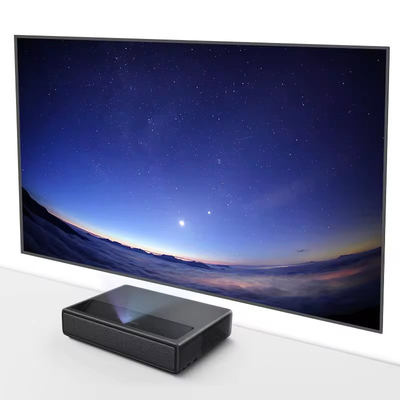 فلاين M1 5000 ليمن DLP ليزر بروجكتور 3D 4K أندرويد Ultra Short Throw Home Cinema بروجكتور 300 بوصة شاشة ليزر تلفزيون محمول بروجكتور 1080p US