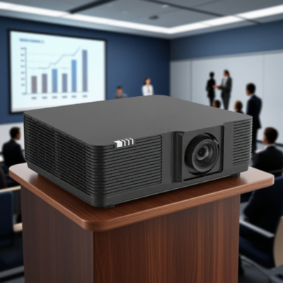 فلين 5500 ليمن DLP ليزر بروجكتور WUXGA عالية الدقة 4K 3D العرض النشط 0.8 DMD رقاقة للتصوير الدقيق تغيير العدسة التركيز اليدوي لتجربة عرض مرنة