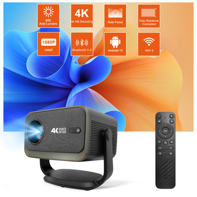 2026 فلاين بي 20 بلس بروجكتور ذكي أندرويد 13 500 ANSI ليمن دعم 4K 2GB + 16GB WiFi6 LED LCD Home Theater